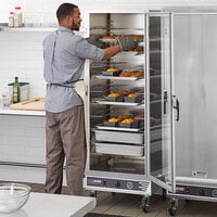 ServIt CH1UFNCF Full Size Uninsulated Holding Cabinet with Clear Door - 120V, 2000W