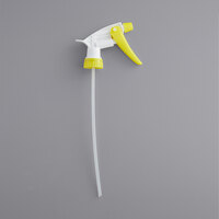 Noble Chemical 9" Adjustable Yellow Plastic Spray Bottle Trigger