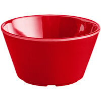 Acopa Foundations 8 oz. Red Melamine Bouillon Cup - 12/Case