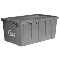 Choice 25 inch x 15 inch x 12 inch Gray Industrial Storage Box
