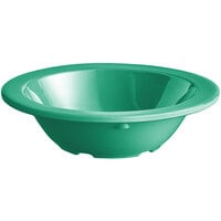 Acopa Foundations 4 oz. Green Narrow Rim Melamine Fruit Dish - 12/Case