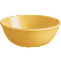 Acopa Foundations 11 oz. Yellow Melamine Nappie Bowl - 12/Case