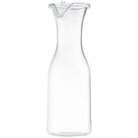 Tablecraft 10717 36 oz. Polycarbonate Carafe with Resealable Hinged Lid