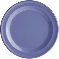 Acopa Foundations 5 1/2" Purple Narrow Rim Melamine Plate - 12/Case