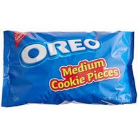 Nabisco Oreo Medium Cookie Pieces 1 lb. - 12/Case