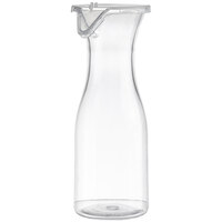 Tablecraft 10716 19 oz. Polycarbonate Carafe with Resealable Hinged Lid