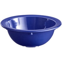 Acopa Foundations 13 oz. Blue Narrow Rim Melamine Grapefruit Bowl - 12/Case