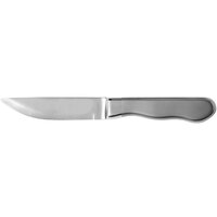 Walco 880527FS The Ultimate 5 1/4 inch Stainless Steel Steak Knife with Jumbo Fieldstone Finish Hollow Handle - 12/Case