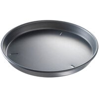 Chicago Metallic 91150 15 inch x 1 1/2 inch Deep Dish Hard Coat Anodized Aluminum Pizza Pan
