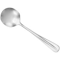 Walco 6912 Parisian 5 3/4 inch 18/0 Stainless Steel Heavy Weight Bouillon Spoon - 24/Case