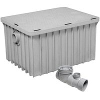 Endura 3935A04T 70 lb. 35 GPM Grease Trap with 4" Threaded Connections