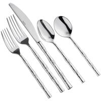 Acopa Heika 18/10 Stainless Steel Extra Heavy Weight Flatware Set with Service for 12 - 60/Pack