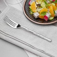 Acopa Heika 7 inch 18/10 Stainless Steel Extra Heavy Weight Salad/Dessert Fork - 12/Case