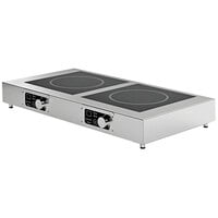 Spring USA SRS-2-181 Stainless Steel Double Induction Warmer with SmartStone® Top - 120V, 3600W