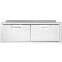 Crown Verity IBI48-DD Infinite Series 48" Built-In 2 Drawer Horizontal Storage Compartment