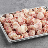 The Scallop Guys 1 lb. Bacon-Wrapped 20/30 Natural Sea Scallops - 10/Case