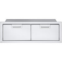 Crown Verity IBI36-DD Infinite Series 36 inch Built-In 2 Drawer Horizontal Storage Compartment