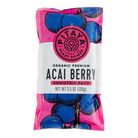 Pitaya Foods 3.5 oz. Unsweetened Organic Acai Berry Smoothie Pack - 60/Case