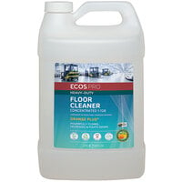 ECOS PL9448/04 Pro 1 Gallon Orange Plus Scented Heavy-Duty Floor Cleaner - 4/Case