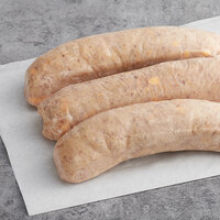 Warrington Farm Meats Cheddar Bratwurst Links 1 lb. - 20/Case