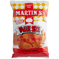 Martin's 14 oz. BBQ Waffle Chips - 6/Case