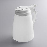 Vollrath 632J Dripcut® 32 oz. White Polyethylene Syrup Server Jar