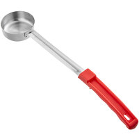 Choice 2 oz. Red Solid Portion Spoon