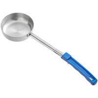Choice 8 oz. Blue Solid Portion Spoon
