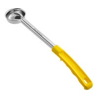 Choice 1 oz. Yellow Solid Portion Spoon