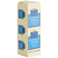 Great Lakes Cheese 5 lb. White American Cheese Block - 6/Case