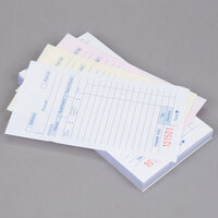 Choice 3 Part White Carbonless Order Delivery Form   - 50/Case
