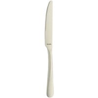 Amefa 1410AVB000305 Austin Champagne 9 1/4 inch 18/0 Stainless Steel Heavy Weight Table Knife - 12/Case