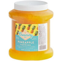 Creamery Ave. Pineapple Dessert / Sundae Topping 1/2 Gallon - 6/Case