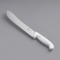 Choice 10" Butcher Knife with White Handle