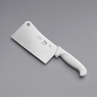Choice 7 inch Cleaver with White Handle