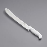 Choice 12" Butcher Knife with White Handle
