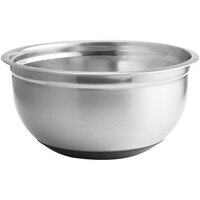 Choice 13 Qt. Stainless Steel Mixing Bowl with Silicone Non-Slip Base