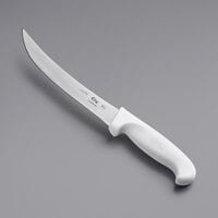 Choice 8 inch Breaking Knife with White Handle