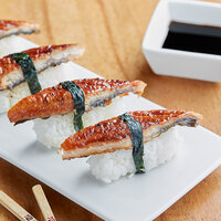 22 lb. Case of 8 - 10 oz. Sushi Grade Eel Unagi Portions