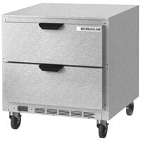 Beverage-Air UCRD32AHC-2 32 inch 2 Drawer Undercounter Refrigerator