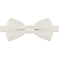 Henry Segal Ivory 2"(H) x 4 1/2" (W) Adjustable Band Poly-Satin Bow Tie