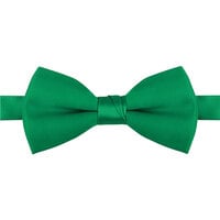 Henry Segal Emerald Green 2"(H) x 4 1/2" (W) Adjustable Band Poly-Satin Bow Tie