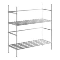 Regency 8 Keg Chrome Keg Rack - 24" x 60" x 64"