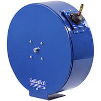 Coxreels ENM-N-325 Spring Rewind Enclosed Air, Water, and Oil Hose Reel with (1) Medium Pressure 3/8 inch x 25' Hose - 3000 PSI