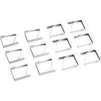 4-Pack Stainless Steel Tablecloth Clips - Table Skirt Clamps For Parties & Events