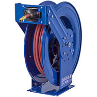Coxreels TSH-N-4100 Spring Rewind Truck Mount Air and Water Hose Reel with (1) Low Pressure 1/2 inch x 100' Hose - 300 PSI