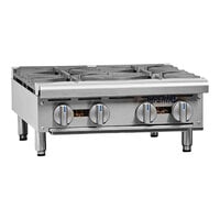 Imperial Range IHPA-4-24LP 24" Liquid Propane 4 Burner Hot Plate - 128,000 BTU