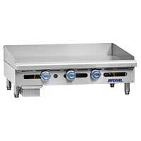 Imperial Range ITG-36LP 36" Countertop Thermostatically Controlled Liquid Propane Griddle - 90,000 BTU