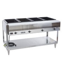 Vollrath 38004 ServeWell® Electric Four Pan Hot Food Table 120V - Sealed Well