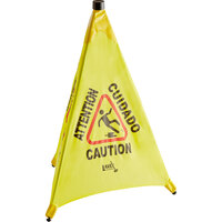 Lavex Janitorial 30 inch Caution Wet Floor Pop-Up Sign